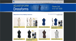 Desktop Screenshot of dressforms.co.uk